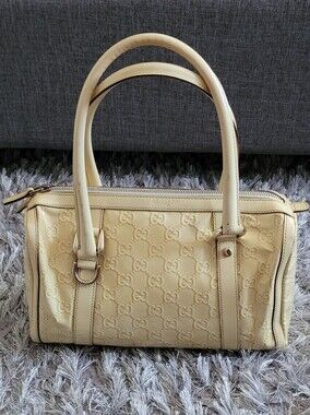 Vintage Gucci GG Monogram Boston Satchel